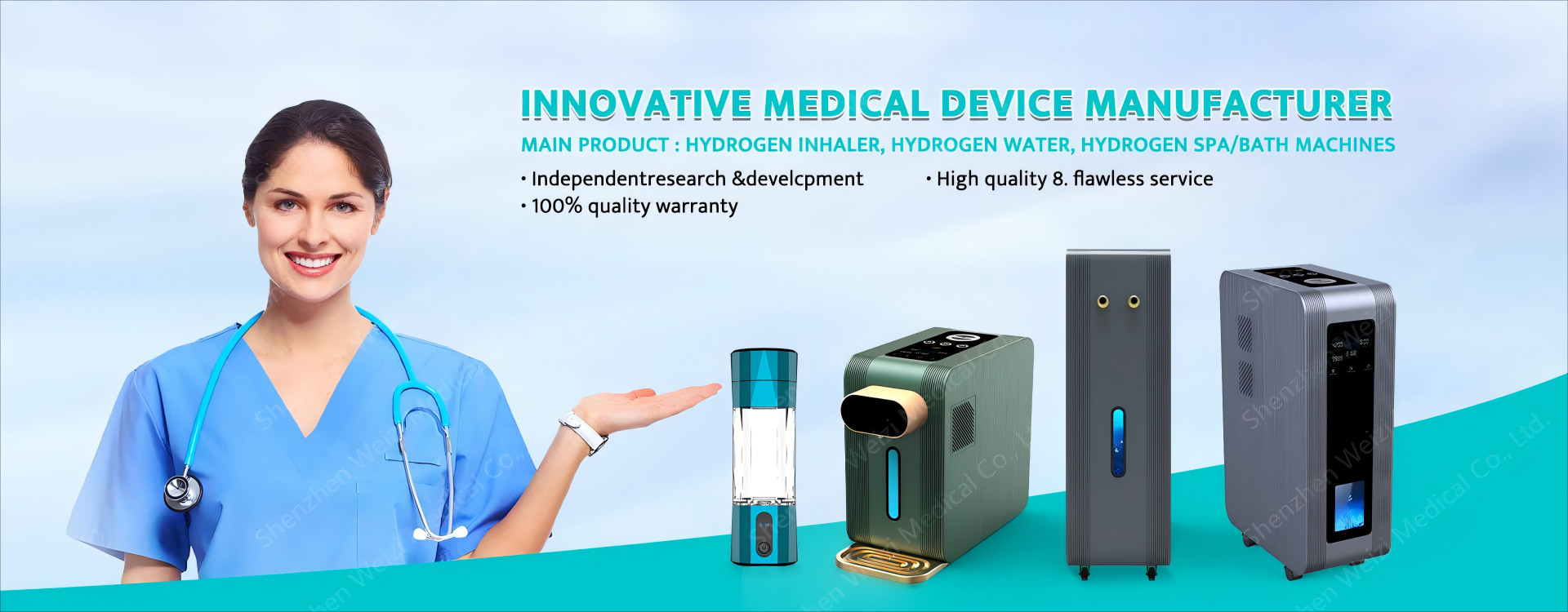 kualitas mesin inhalasi hidrogen pabrik